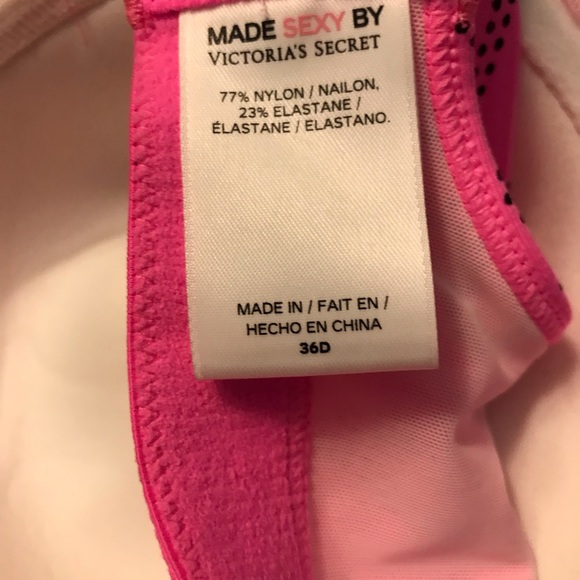 Victoria’s Secret Workout/Bra/Bathing Suit Top Size 36 D - Picture 3 of 4